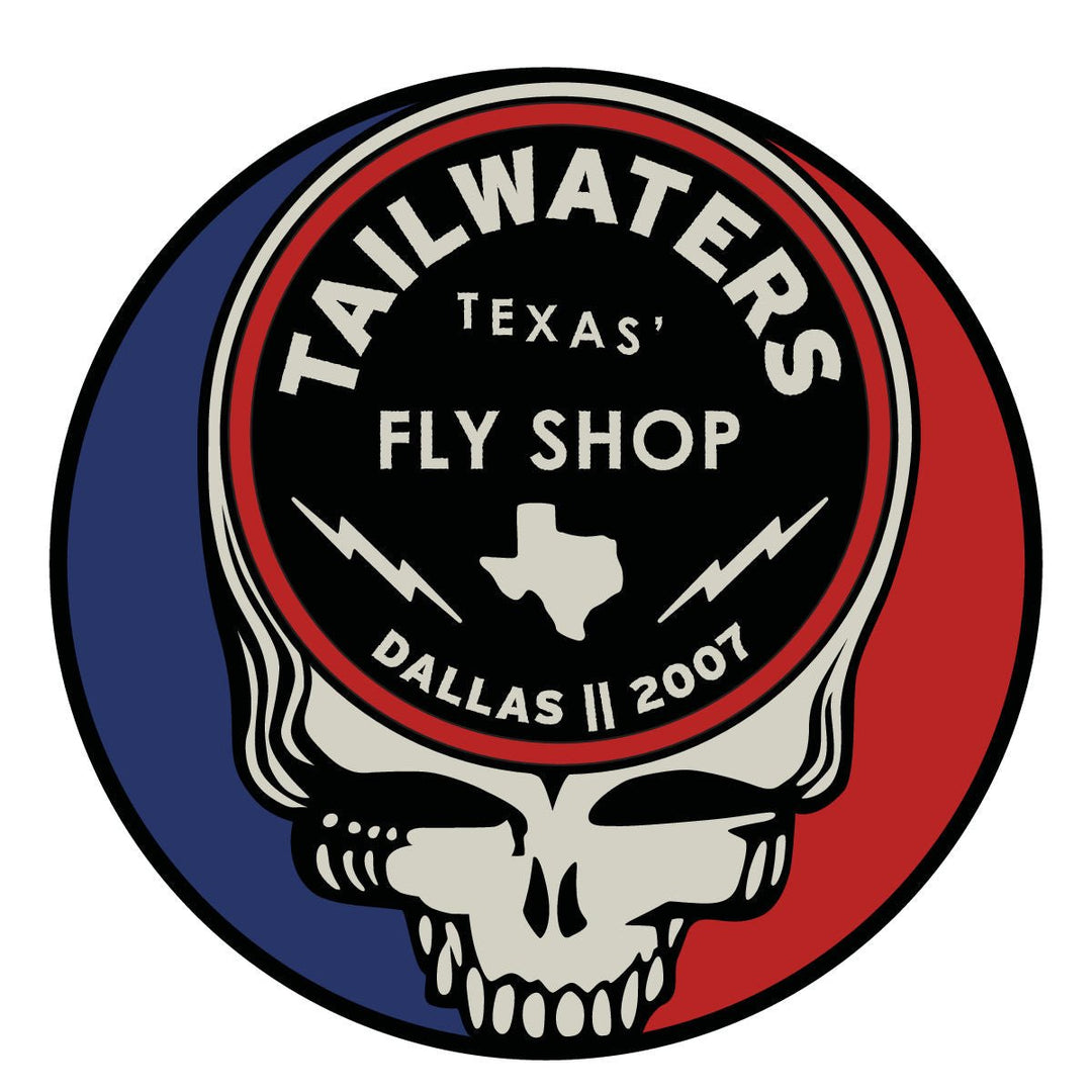 Tailwaters Fly Fishing Stealy Sticker, Steal Tw