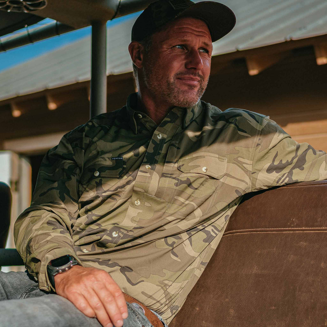 Poncho The Torcaza Long Sleeve Shirt | Tailwaters Fly Fishing