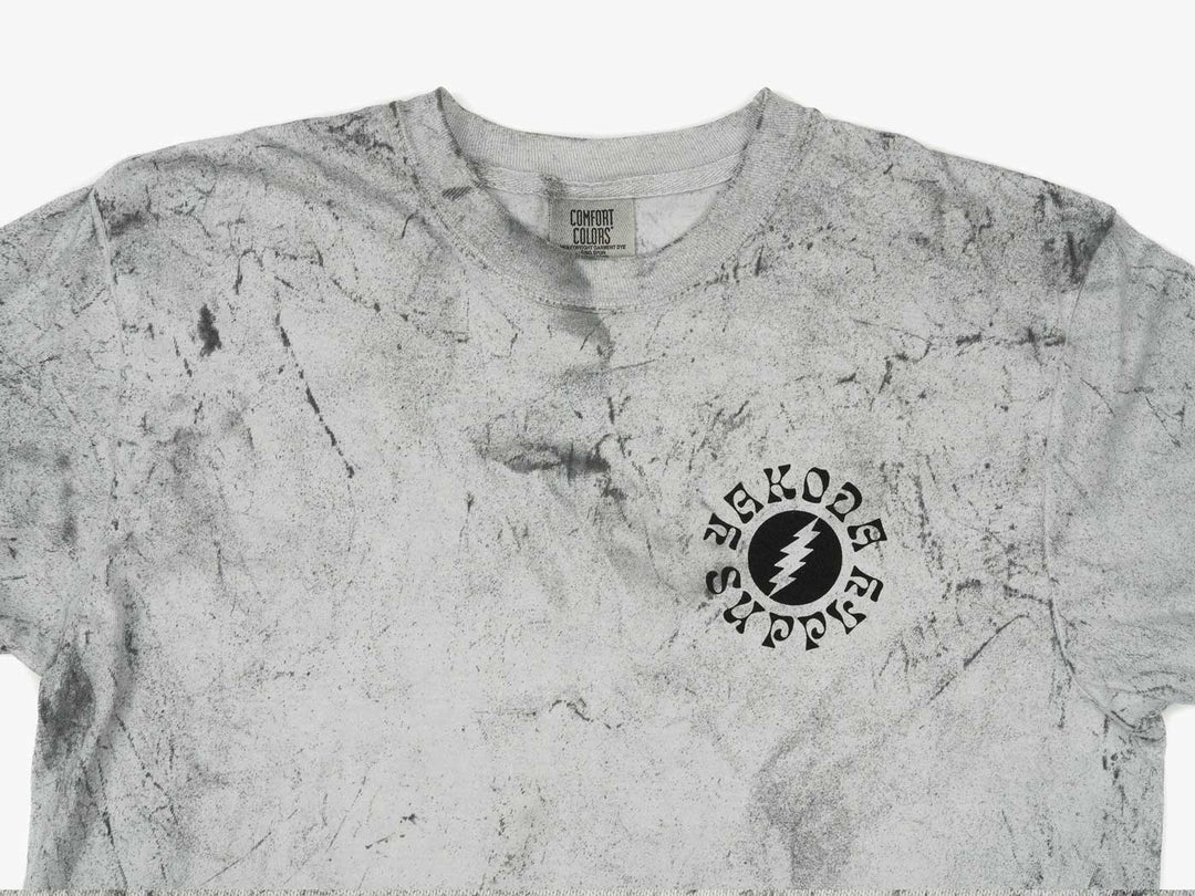 Yakoda Supply Bolt Pigment Dyed Tee, Smoke Blast, view 2