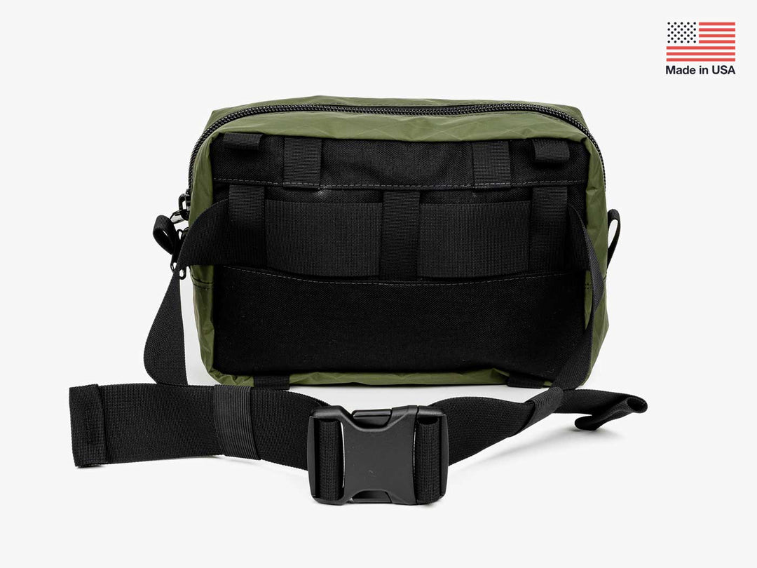 Yakoda Supply Convertible Utility Pack, Moss, back view