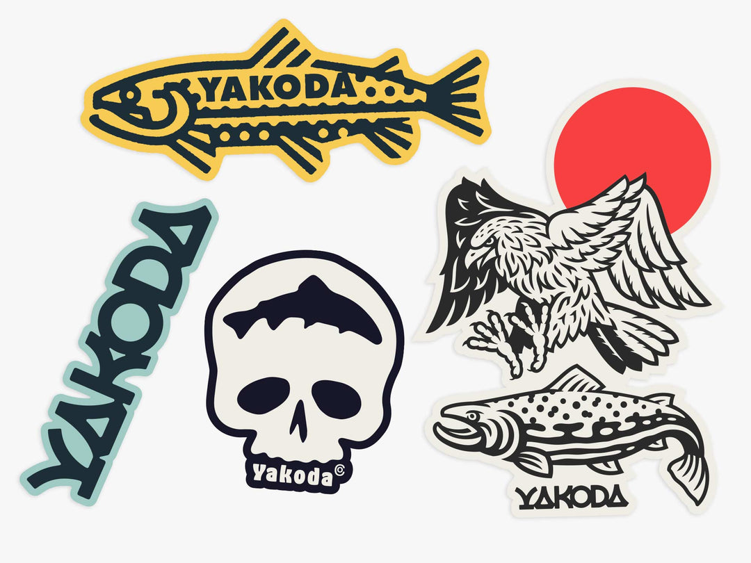 Yakoda Supply Backcountry Sticker Pack, packaging