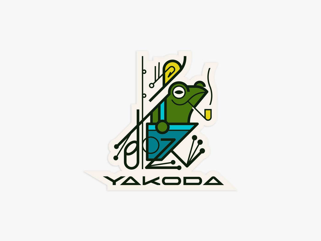 Yakoda Supply Peace Frog Sticker