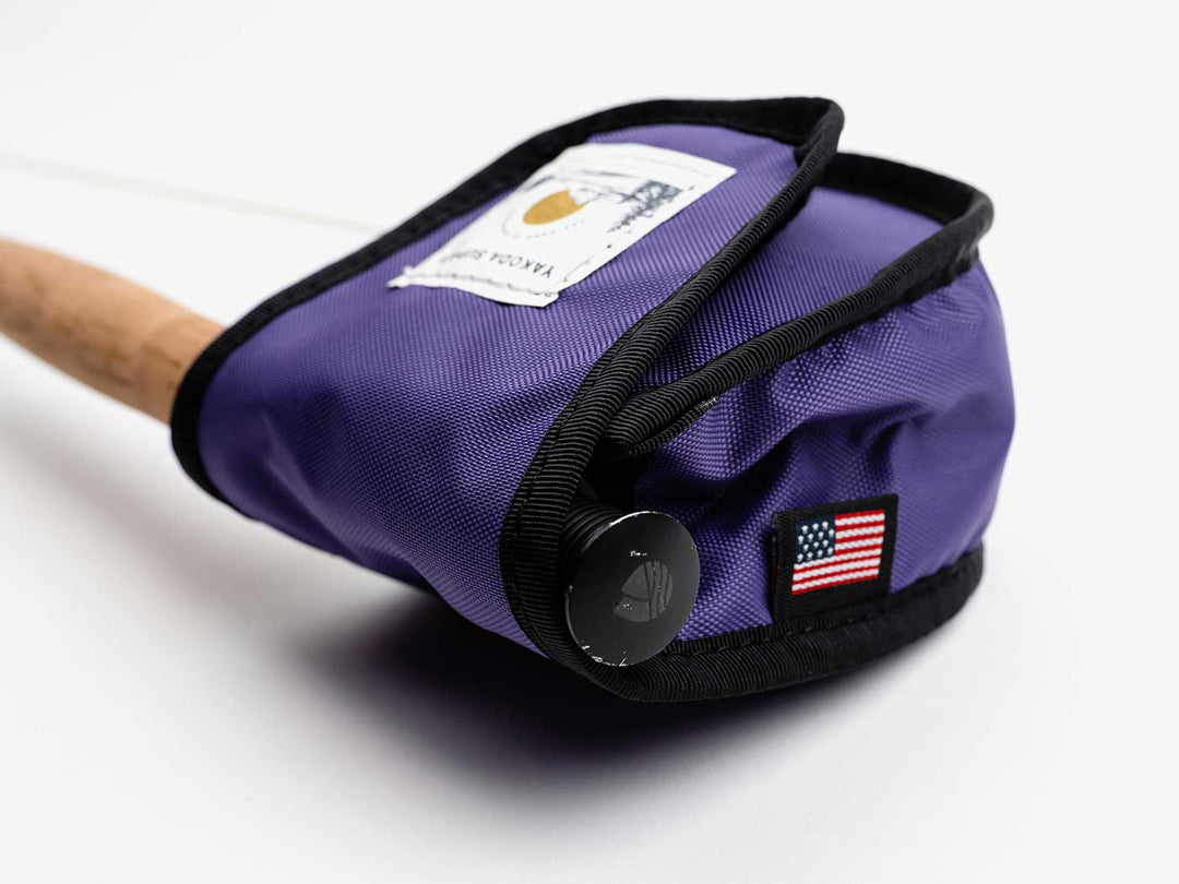 Yakoda Supply Reel Cover, Purple, back view
