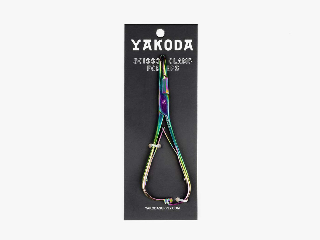 Yakoda Supply Titanium-Finished Scissor Clamp Forceps