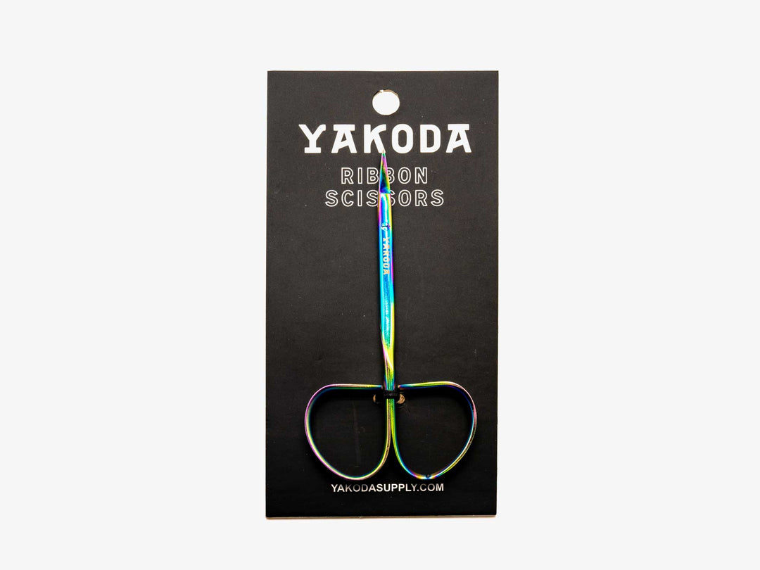 Yakoda Supply Titanium-Finished Ribbon Scissors
