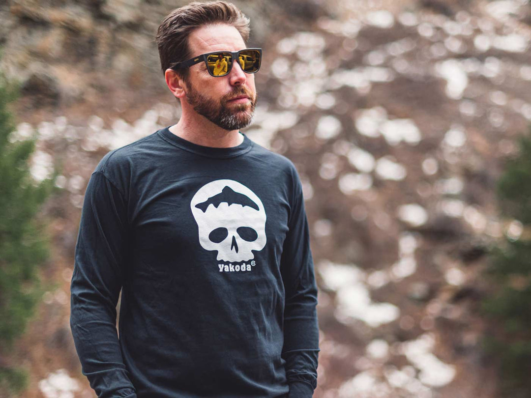 Yakoda Supply Trout Brain Long Sleeve Tee, view 2