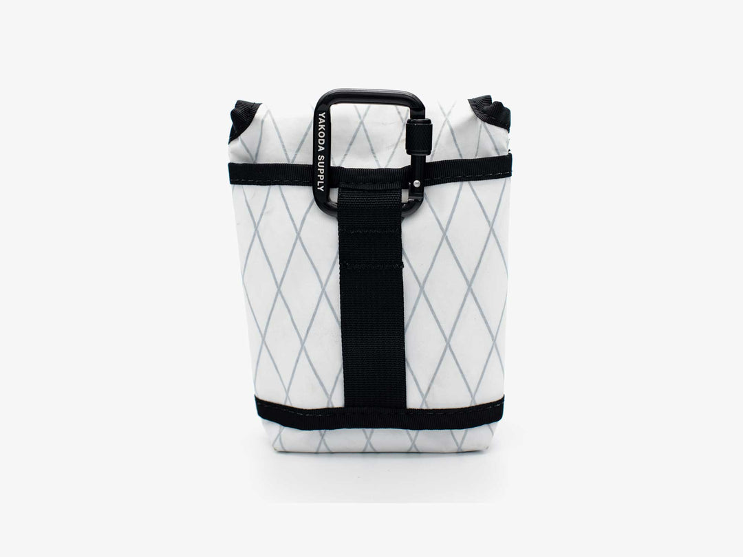 Yakoda Supply Utility Pouch, White, back view