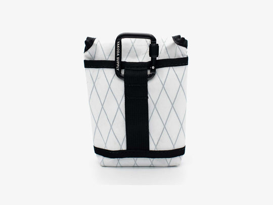 Yakoda Supply Utility Pouch, White, back view