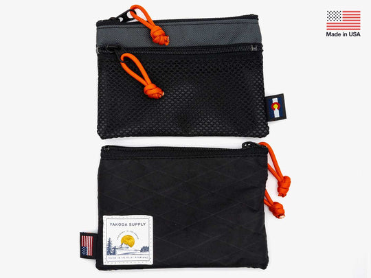 Yakoda Supply Utility Wallet, Black, front view