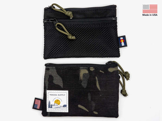 Yakoda Supply Utility Wallet, Black, front view, view 2