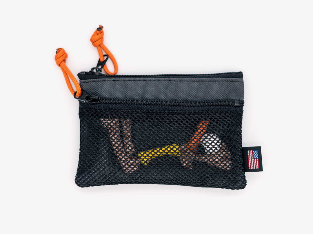 Yakoda Supply Utility Wallet, Black, back view