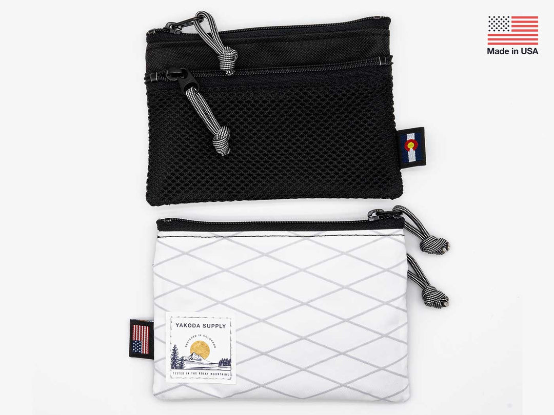 Yakoda Supply Utility Wallet, Black, front view, view 3