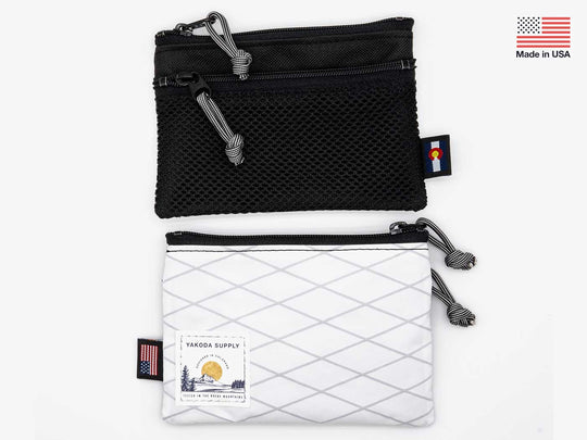 Yakoda Supply Utility Wallet, Black, front view, view 3