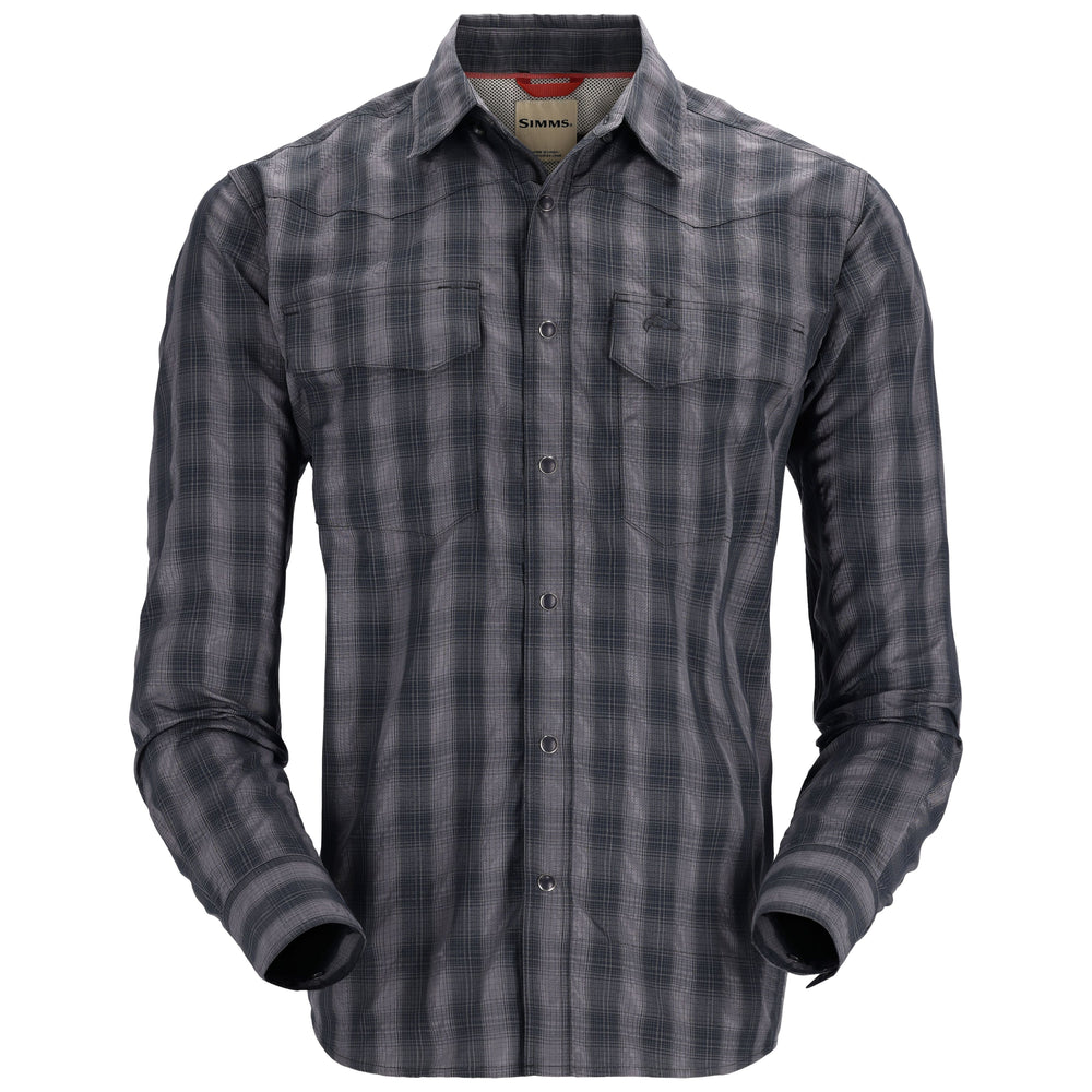 Simms Men's Big Sky LS Shirt, Black