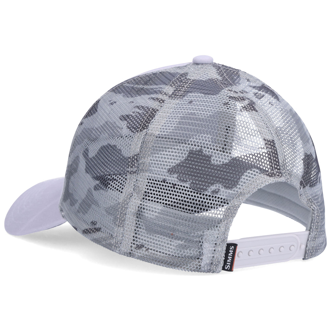 Simms Trout Icon Trucker, Ghost Camo Steel, view 2