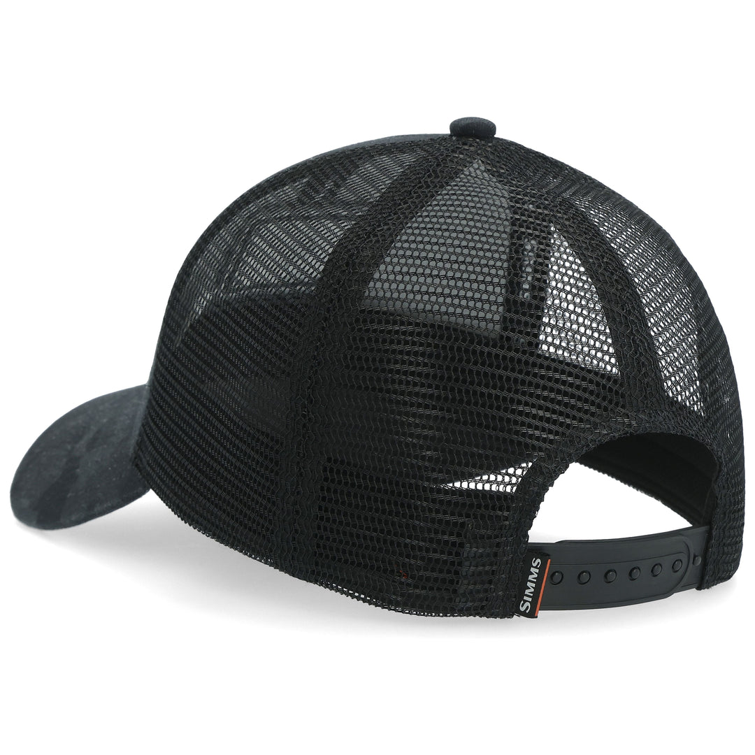 Simms Trout Icon Trucker, Regiment Camo Carbon, view 2