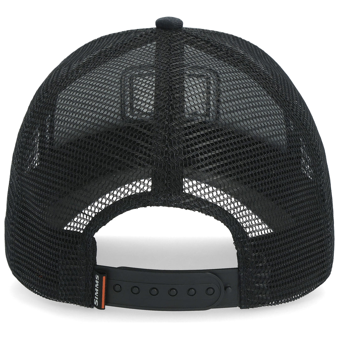 Simms Trout Icon Trucker, Regiment Camo Carbon, view 3
