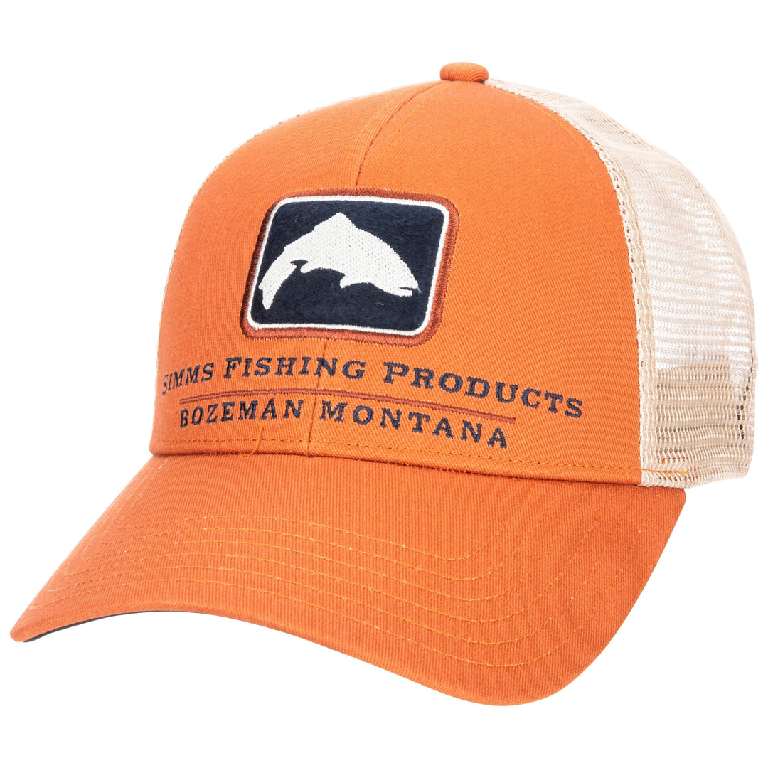Simms Trout Icon Trucker, Simms Orange