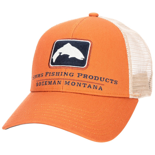 Simms Trout Icon Trucker, Simms Orange