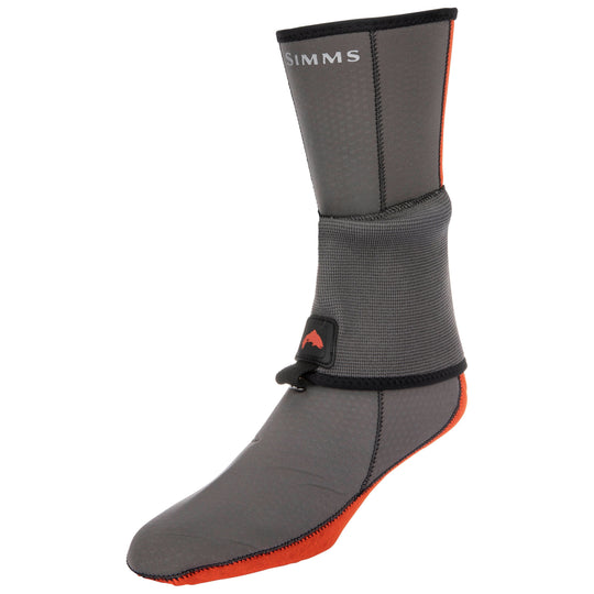 Simms Flyweight Neoprene Wet Wading Sock, Pewter