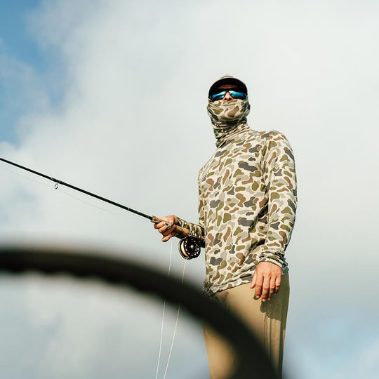 Free Fly Bamboo Breathe Sun Mask, Camo, view 3