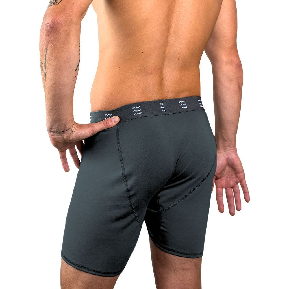 Free Fly Bamboo Motion Boxer Brief, Blue Dusk