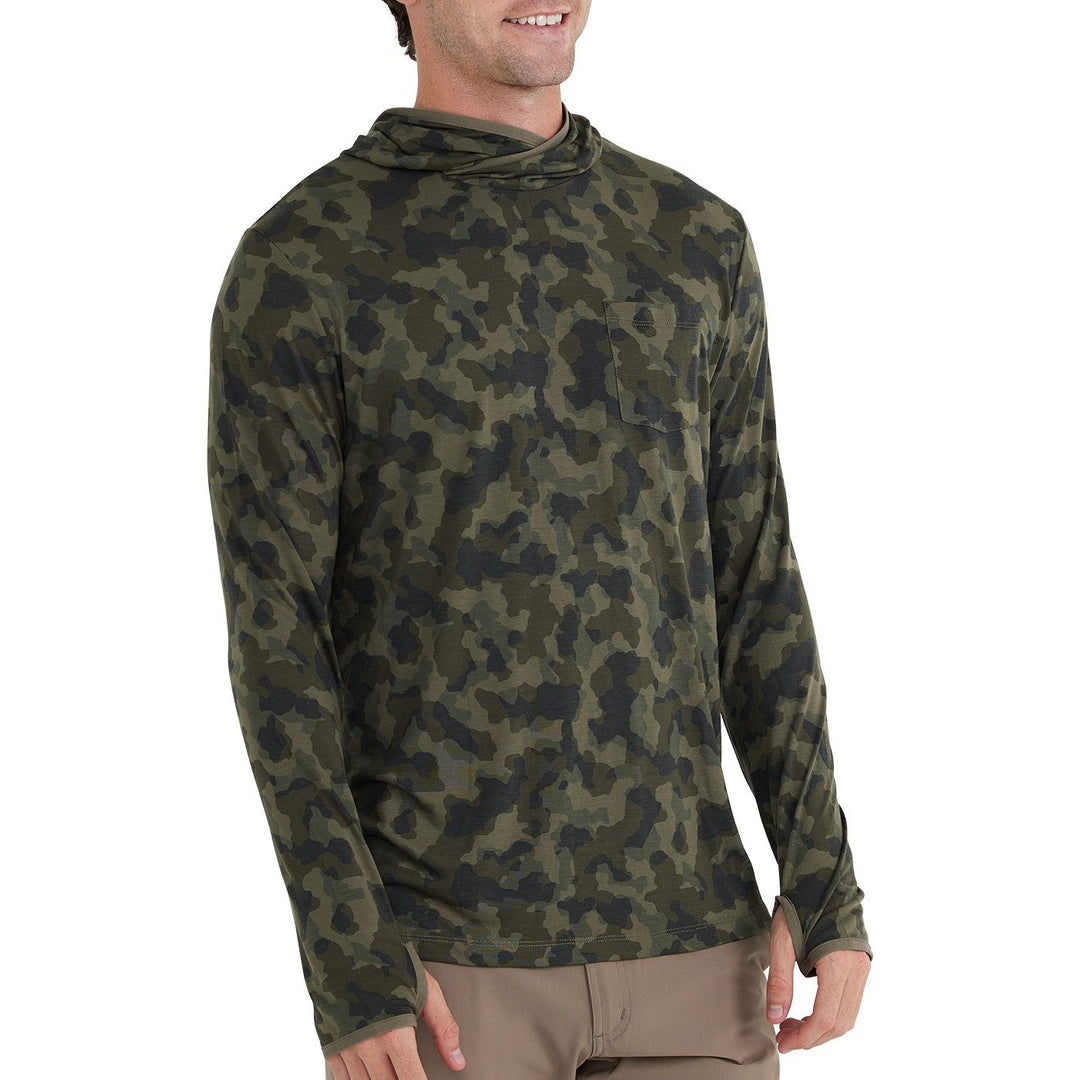 Free Fly Bamboo Crossover Hoody, Camo