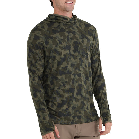 Free Fly Bamboo Crossover Hoody, Camo