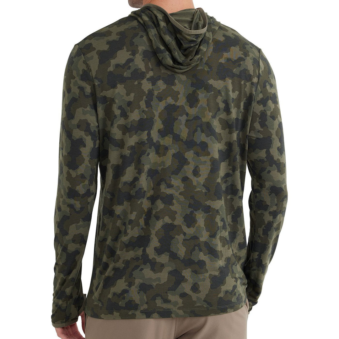 Free Fly Bamboo Crossover Hoody, Camo, view 2
