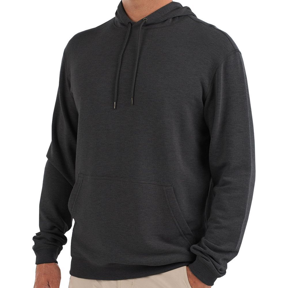 Free Fly Bamboo Fleece Pullover Hoody, Heather Black