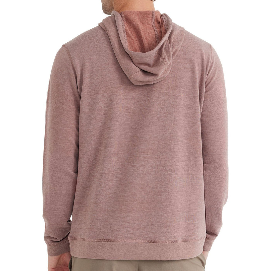 Free Fly Bamboo Fleece Pullover Hoody, Heather Brick, view 2