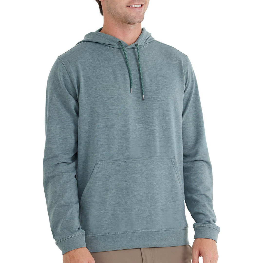 Free Fly Bamboo Fleece Pullover Hoody, Heather Juniper