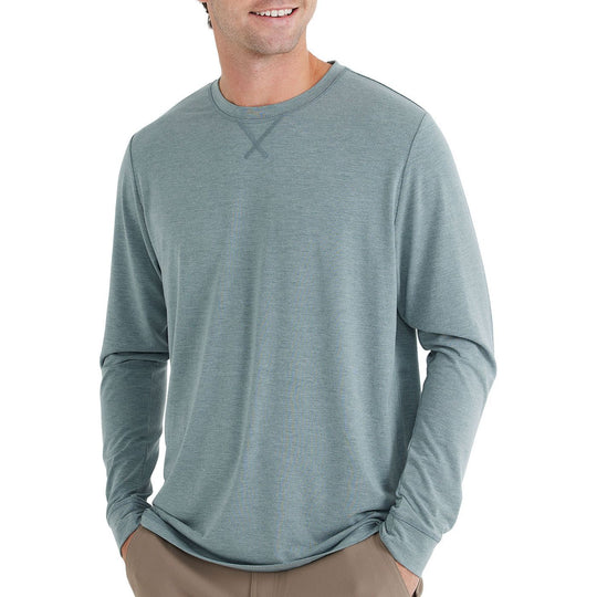 Free Fly Bamboo Flex Long Sleeve, Heather Juniper