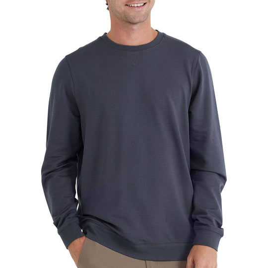 Free Fly Bamboo Heritage Fleece Crew, Graphite