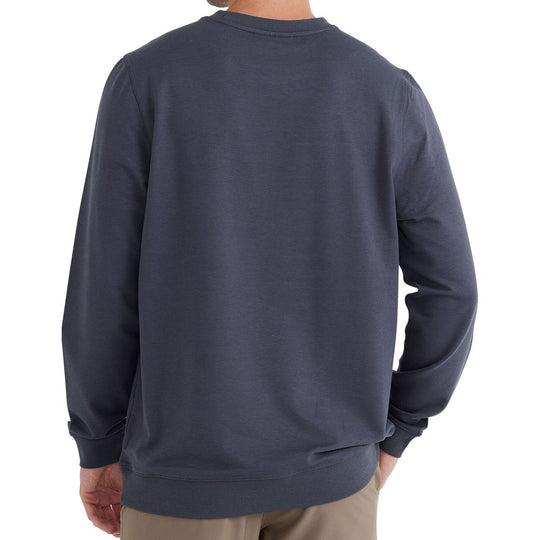 Free Fly Bamboo Heritage Fleece Crew, Graphite, view 2