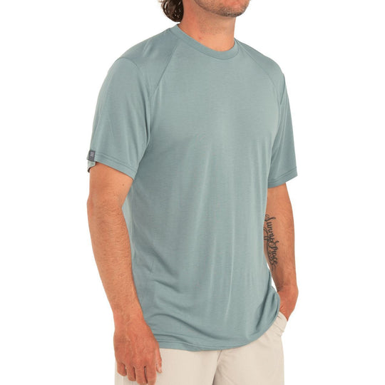 Free Fly Bamboo Lightweight Short Sleeve, Sabal Green