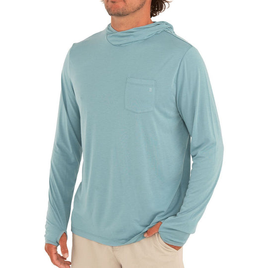 Free Fly Men's Bamboo Lightweight Hoody, view 3
