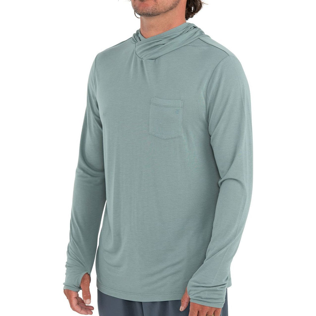 Free Fly Men's Bamboo Lightweight Hoody, view 4