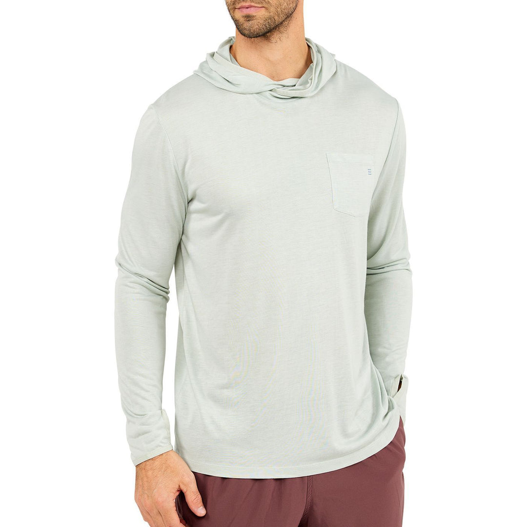 Free Fly Men's Bamboo Lightweight Hoody, Sage