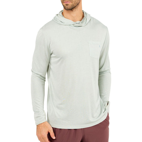 Free Fly Men's Bamboo Lightweight Hoody, Sage