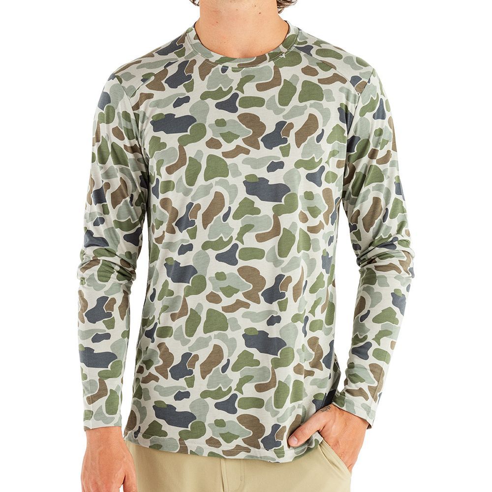 Free Fly Bamboo Lightweight Long Sleeve, Camo