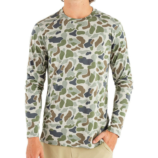 Free Fly Bamboo Lightweight Long Sleeve, Camo