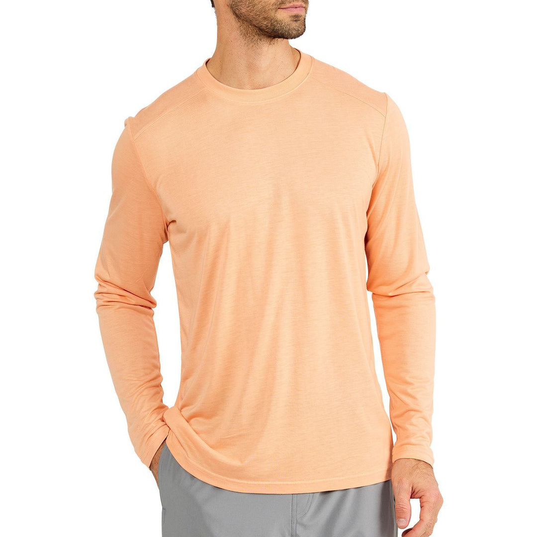Free Fly Bamboo Lightweight Long Sleeve, Tropic Orange