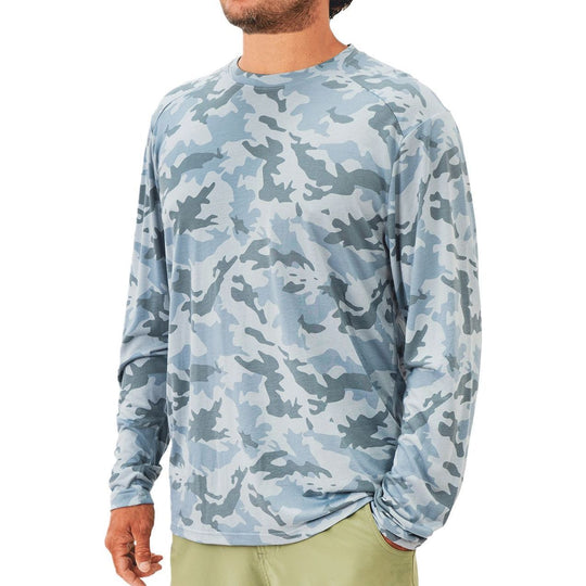 Free Fly Bamboo Lightweight Long Sleeve, Water Camo
