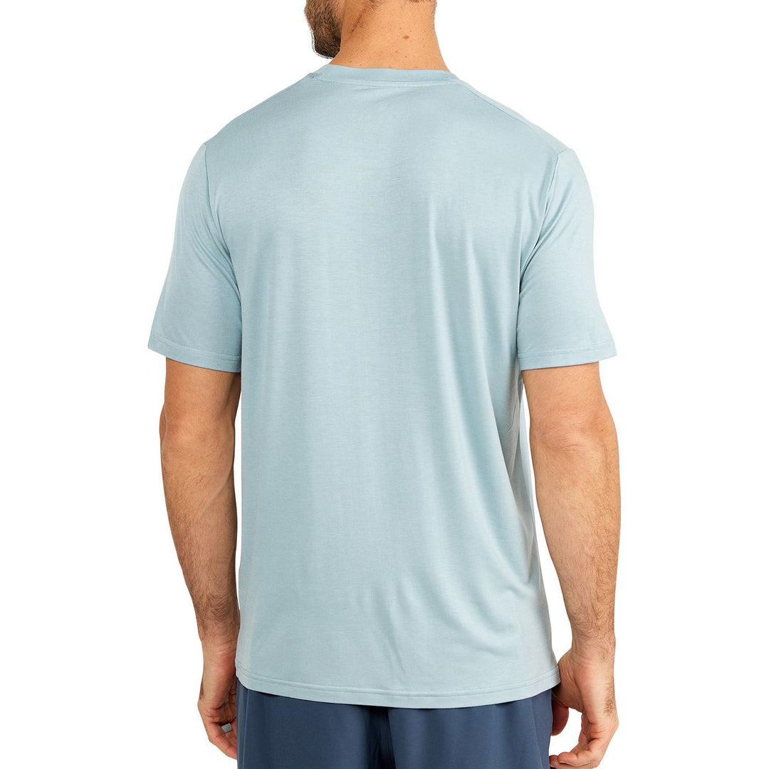 Free Fly Bamboo Motion Tee, Ocean Mist, view 2