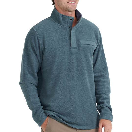 Free Fly Bamboo Polar Fleece Snap Pullover, Balsam