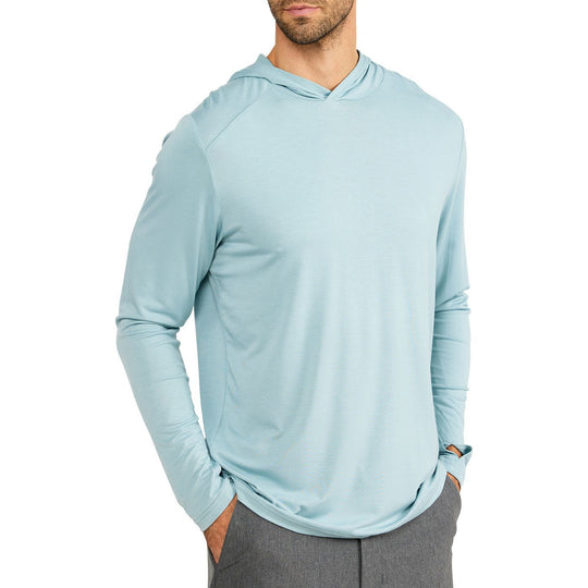 Free Fly  Bamboo Shade Hoody, Ocean Mist