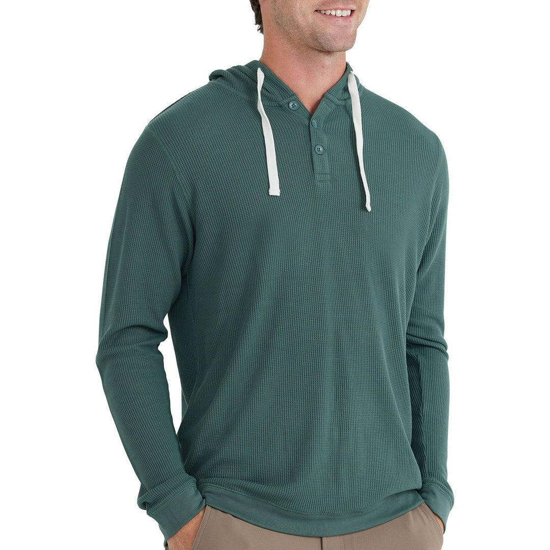 Free Fly Bamboo Waffle Hoody, Juniper