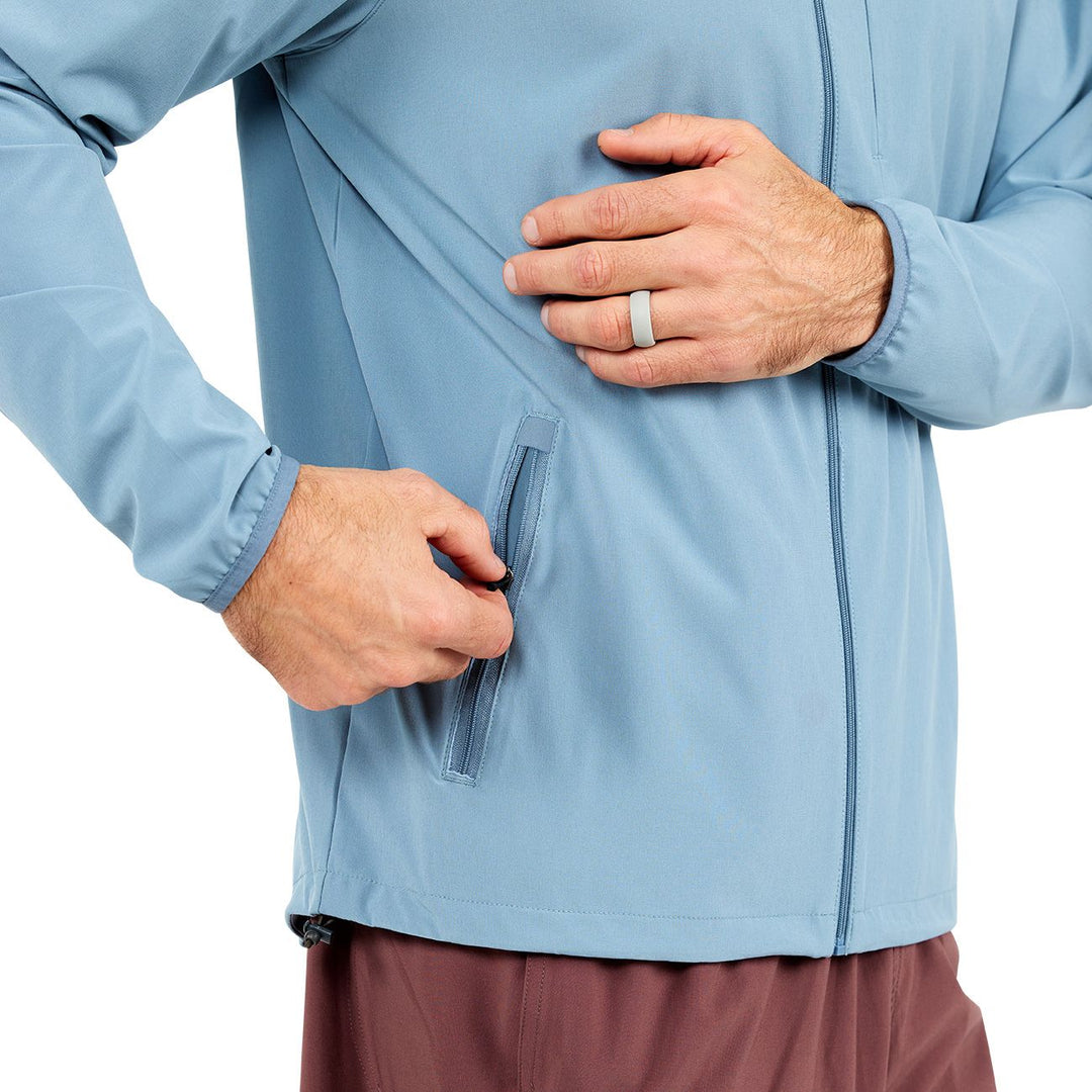 Free Fly Breeze Jacket, Blue Fog, view 4