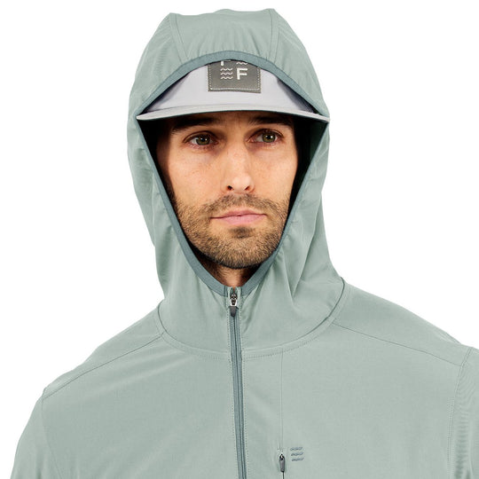 Free Fly Breeze Jacket, Green Haze, view 3